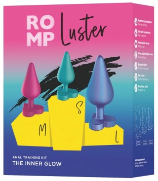 ROMP Luster zestaw trzech stożkowych akcesoriow silikonowych, 3 rozmiary