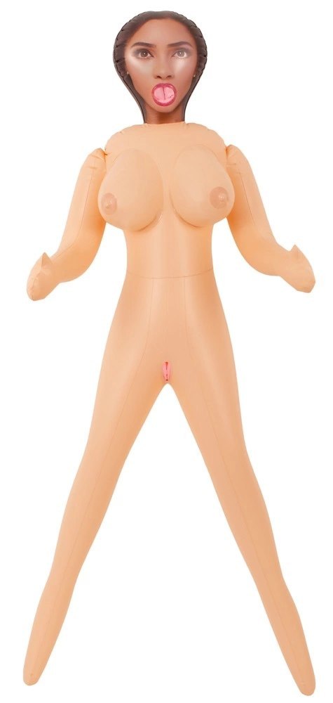 You2Toys Layla - nadmuchiwana sylwetka 152 cm, duży biust, ciemne włosy
