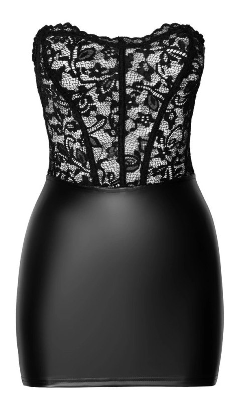 Noir Libido mini sukienka XL czarna z koronką i powerwetlook