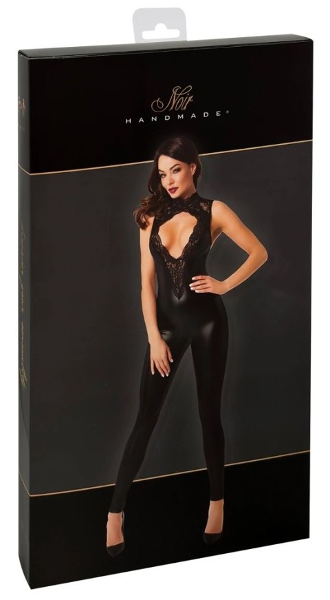 Noir kombinezon damski Orgia L czarny koronka wetlook