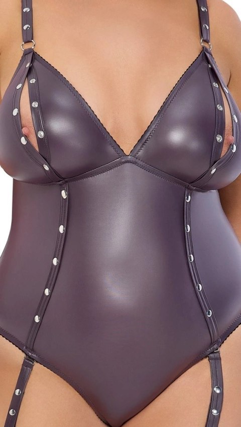 Cottelli Collection Body Bondage XL fioletowe z kajdankami i mankietami