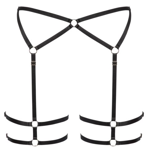 Cottelli LINGERIE Uprząż Czarna z Regulacją L/XL