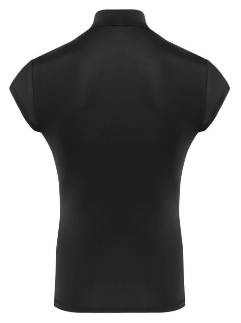 Svenjoyment Koszulka Męska Czarna Z Kołnierzykiem Zamek M