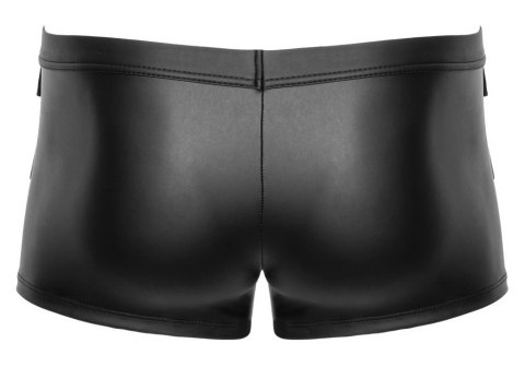 NEK Bokserki Męskie Matowe Czarne 2XL z Kieszeniami i Zatrzaskami