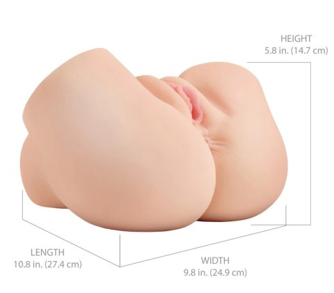 PDX Elite Back That Ass Up Light - maszyna intymna z funkcją ssania