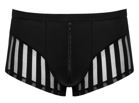 Svenjoyment Bokserki Czarne 2XL z Przezroczystymi Wstawkami i Zamkiem