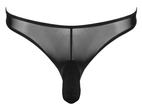 Svenjoyment Męskie majtki bez tyłu z kieszenią, czarne S/M