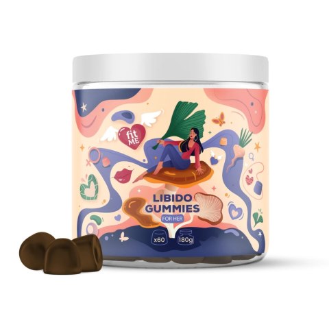 FitME Libido Gummies for Her 180g żelki dla kobiet, maca, Reishi, Ginkgo