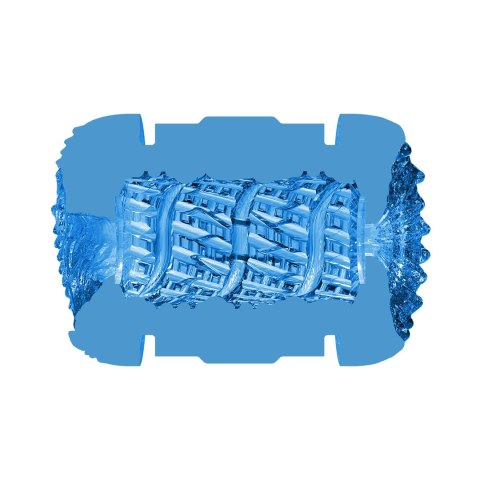 Fleshlight Alien Quickshot - kompaktowy model niebieski, system podwojnych wejść