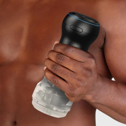 Kiiroo Feel Pocket Crystal & PowerBlow - zestaw przezroczysty, duży rozmiar