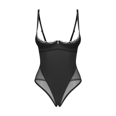 Obsessive Stelisa Body z odkrytymi plecami, czarne S/M