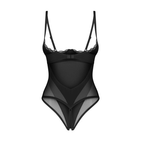 Obsessive Stelisa Body z odkrytymi plecami, czarne S/M