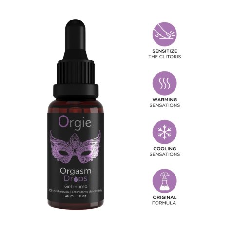 Orgie Orgasmic Bunny - pierścień wibrujący 10 trybow + żel stymulujący 15 ml
