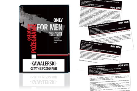 Grajmy Razem Ostatnie Pożegnanie - Gra Imprezowa na Wieczor Kawalerski 12 zadań