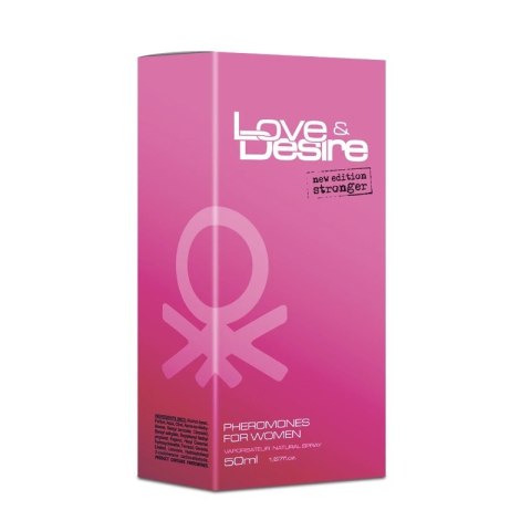 Love & Desire SHS Feromony Damskie 50 ml - owocowo-kwiatowy aromat
