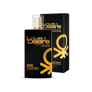 Love&Desire Gold Men 100 ml - Intensywny zapach z czterema składnikami aktywnymi