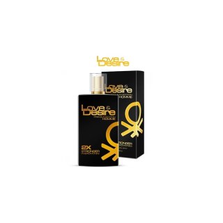 Love&Desire Gold Men 100 ml - Intensywny zapach z czterema składnikami aktywnymi