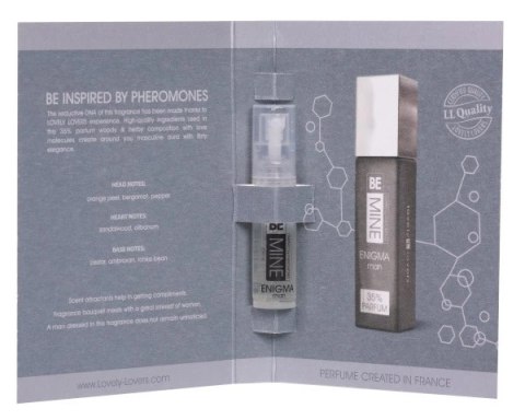 Lovely Lovers BEMINE ENIGMA Perfumy Męskie z Feromonami 2ml I-L-Molecules