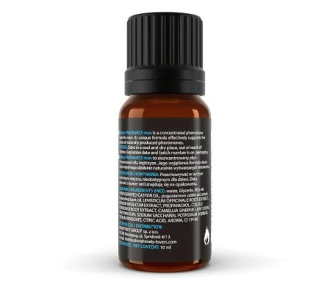 Lovely Lovers BeMine Fragrance Man Intensywne Feromony Drzewno-Kwiatowe 10ml