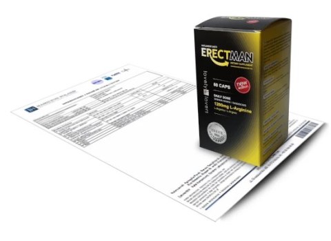 Lovely Lovers ERECTMAN 60 kapsułek - wsparcie męskiej witalności, 60 szt.
