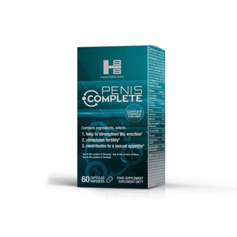SHS Penis Complete 60 tabletek - Suplement ziołowy dla mężczyzn