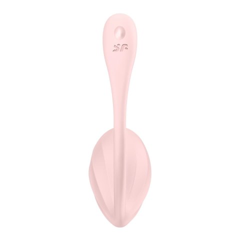 Satisfyer Ribbed Petal Connect - model do noszenia z pilotem i aplikacją