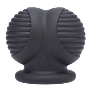 Doc Johnson Ball Bunker silikonowy pierścień do noszenia, czarny