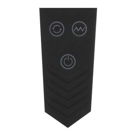 Doc Johnson Robo Rimmer X - Wibrujący Plug z Funkcją Rotacji, Czarny