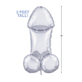 Little Genie Balon foliowy Glitteratti Disco imprezowy 90 cm