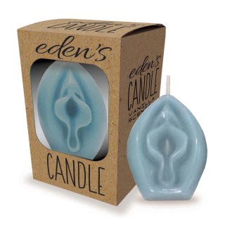 Little Genie Eden Candle świeca waniliowa 3 cale model ozdobny taupe