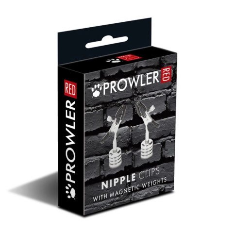 Prowler RED Klipsy z magnetycznymi obciążnikami, stal nierdzewna 8cm