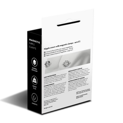 Prowler Red Magnetyczne klipsy intymne z ozdobną koroną, 3 cm