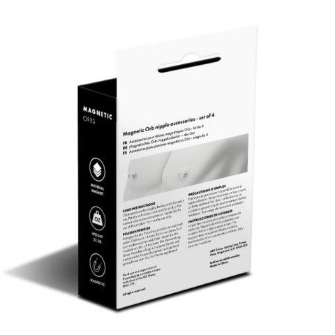 Prowler Red zestaw 4 par magnetycznych kulek w dwoch rozmiarach