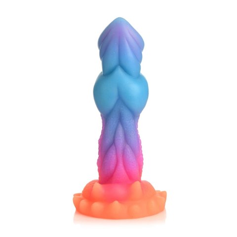 XR Brands Aqua Cock silikonowa figurka świecąca w ciemności 20 cm