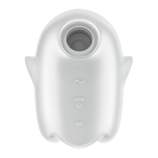 Satisfyer Glowing Ghost - model pulsacyjny, silikon medyczny, fioletowy