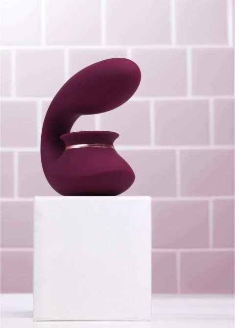 Shots Innovation Twitch 3 Urządzenie wielofunkcyjne ssąco-wibrujące USB Burgund