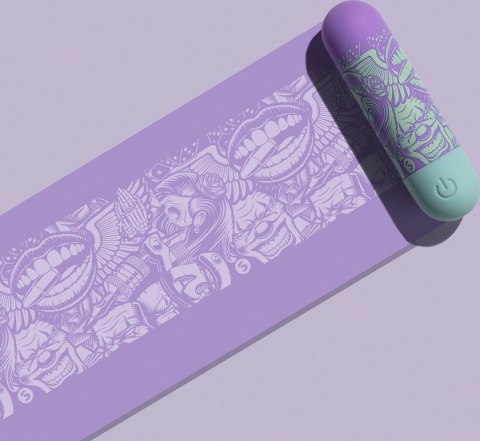 Shots S-Line Lip Off Some Steam - miniaturowy wibrator pocisk 10 trybow, fioletowy