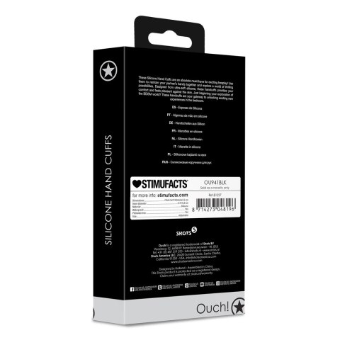 Ouch! by Shots silikonowe mankiety na ręce - miękkie i wytrzymałe