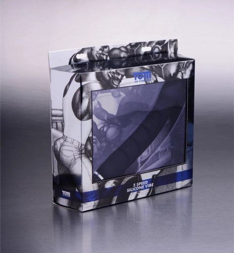 XR Brands Vibrating Model 5 Speed silikonowy, żebrowany czarny