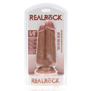 RealRock Model 15,2 cm - dwustronny element anatomiczny z przyssawką