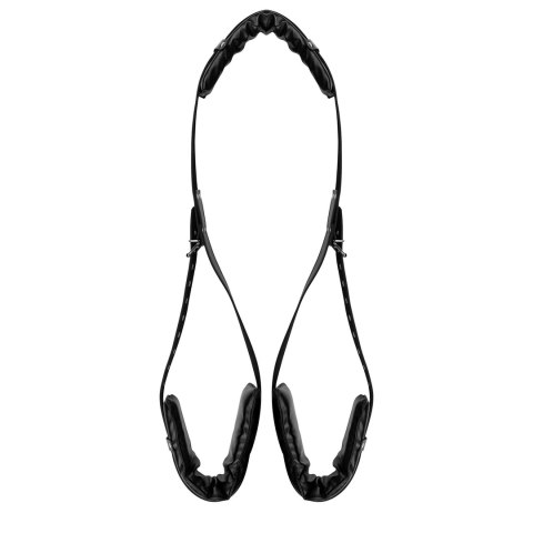 Shots Ouch! Padded - Pas z regulacją i wyściełaniem, czarny