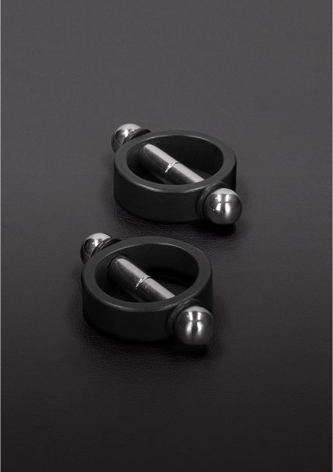 Steel - Magnetyczne klipsy do sutkow z aluminiowym pierścieniem