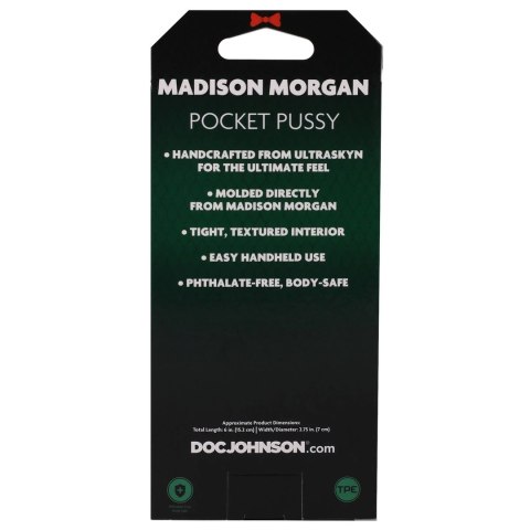 Doc Johnson Ultraskyn Madison Morgan Signature Stroker anatomiczny
