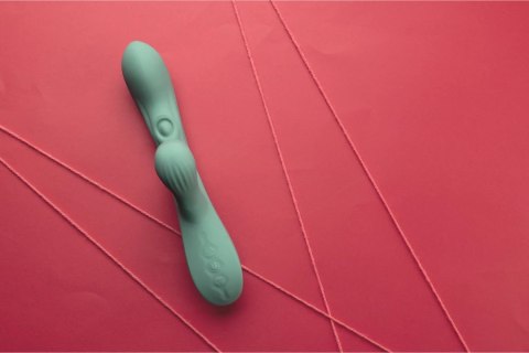 Loveline Blue Grass - Pulsacyjny kroliczek z funkcją fal powietrznych