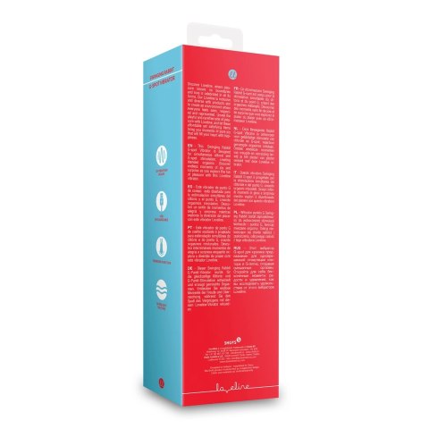 Loveline Brighto Red - wibrujący masażer punktu G i stref zewnętrznych