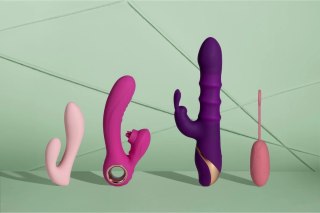 Loveline Orchidee Purple - Wibrator z 3 ruchomymi pierścieniami, fioletowy