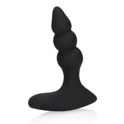 Loveline Plug z Wibracją i Pilotem, Licorice Black, anatomiczny kształt