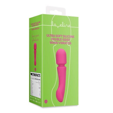 Loveline Prestone Pink - dwustronny model silikonowy ultra gładki