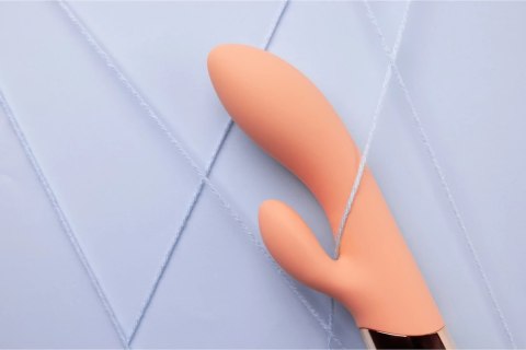 Loveline Ultra Soft Ceramic Peach - Wibrująca maszyna intymna kroliczek