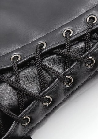 Ouch! by Shots Rękawice neoprenowe z otworem na palec, czarne